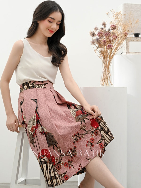 Nuansa Batik Rok Batik Pendek Bahan Katun Stretch 2