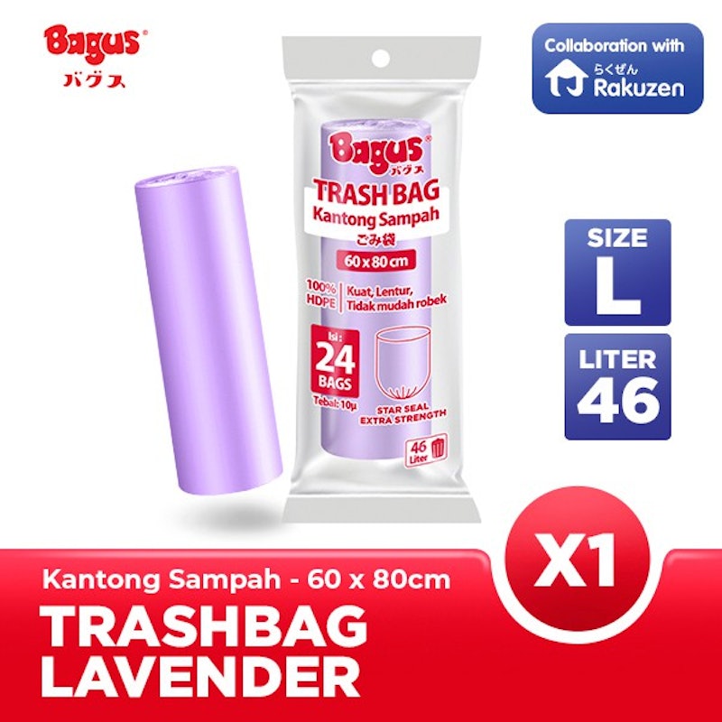 Trash Bag Roll 24's - 46 L 5