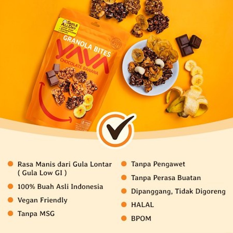 YAVA Paket Granola Bites 4 Rasa 4