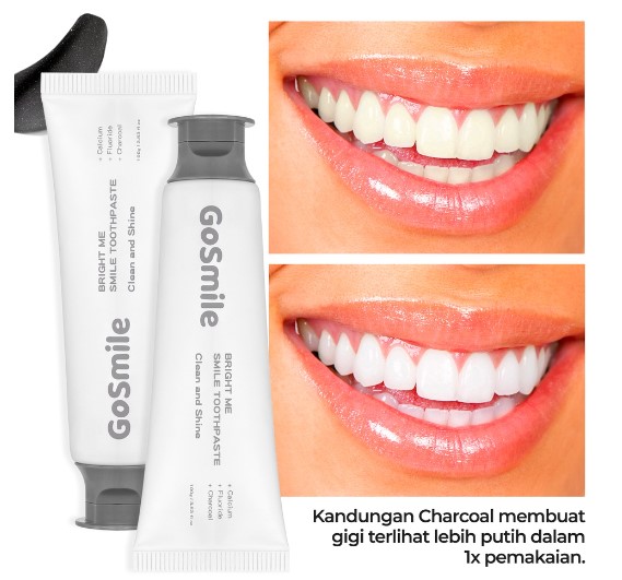 GoSmile Bright Me Smile Charcoal Toothpaste 3