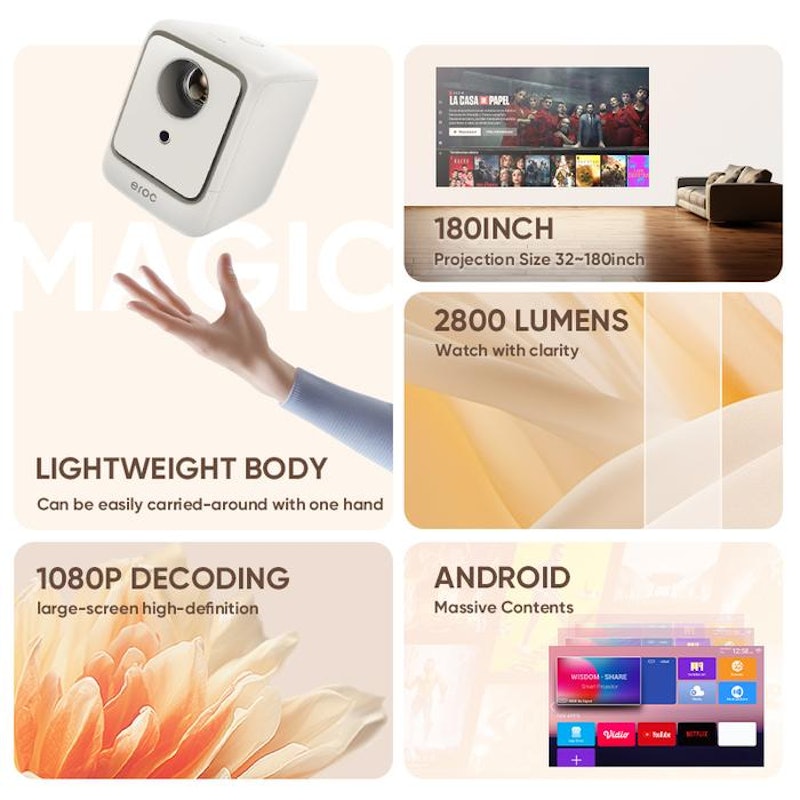 EROC Magic Pro Smart Proyektor 4