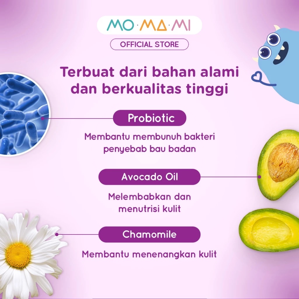 Kanmo Group Momami Kids Gentle Body Wash Raspberry Vanilla