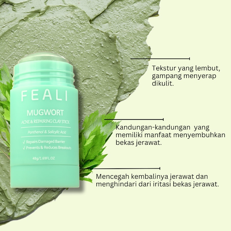 Feali Mugwort Acne and Repairing Clay Stick 3