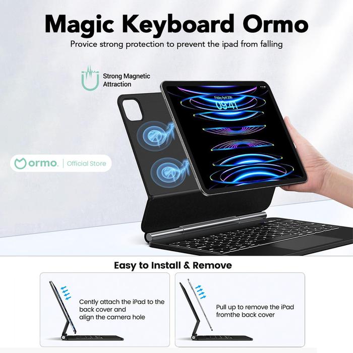 Warna Mardhika Ormo Magic Keyboard for iPad Mini 6/7
