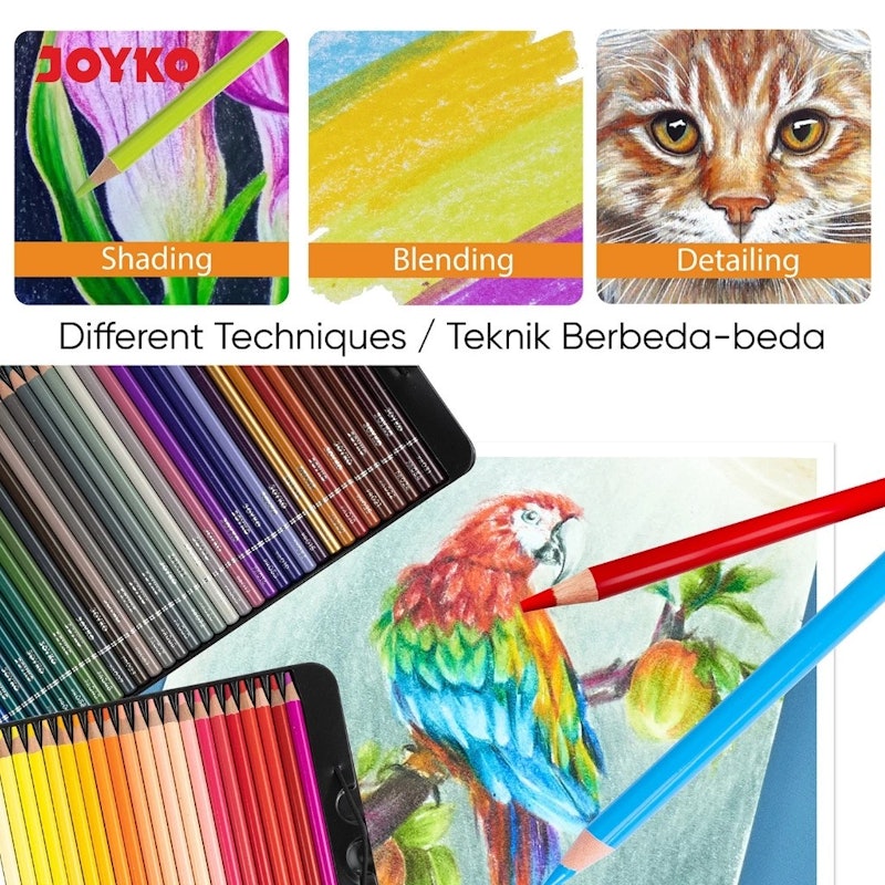 Joyko Premium Oil Color Pencil 4