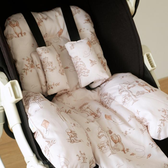 Baby Loop Baby Loop Stroller Pad Tencel Silk