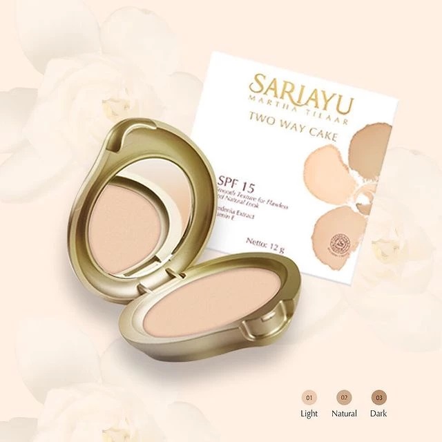 Martina Berto Sariayu Two Way Cake Natural