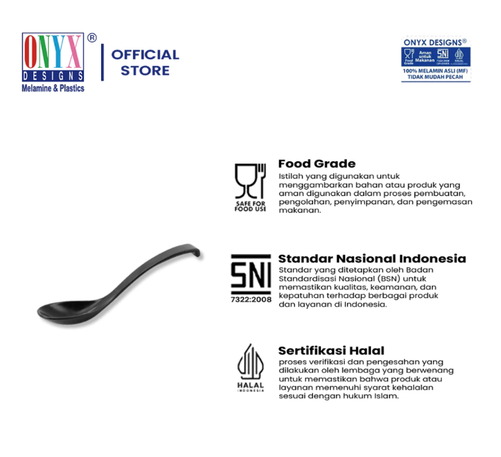 Presindo Central Onyx Pro Sendok Bebek Sedang 6.5 inch 70065P