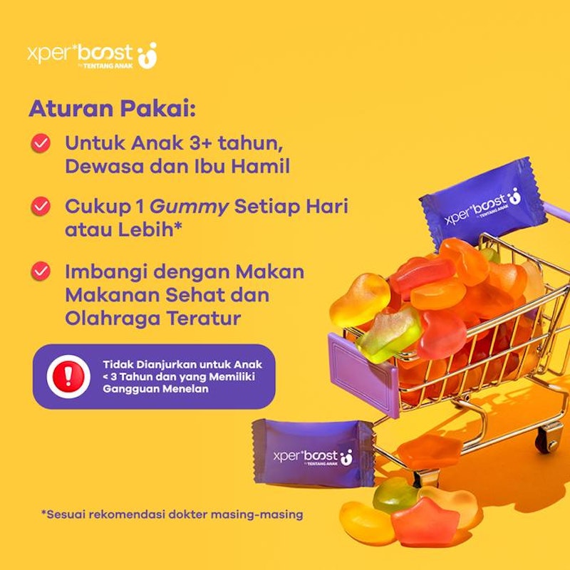 Expert Boost Gummy Tinggi Vitamin D 4