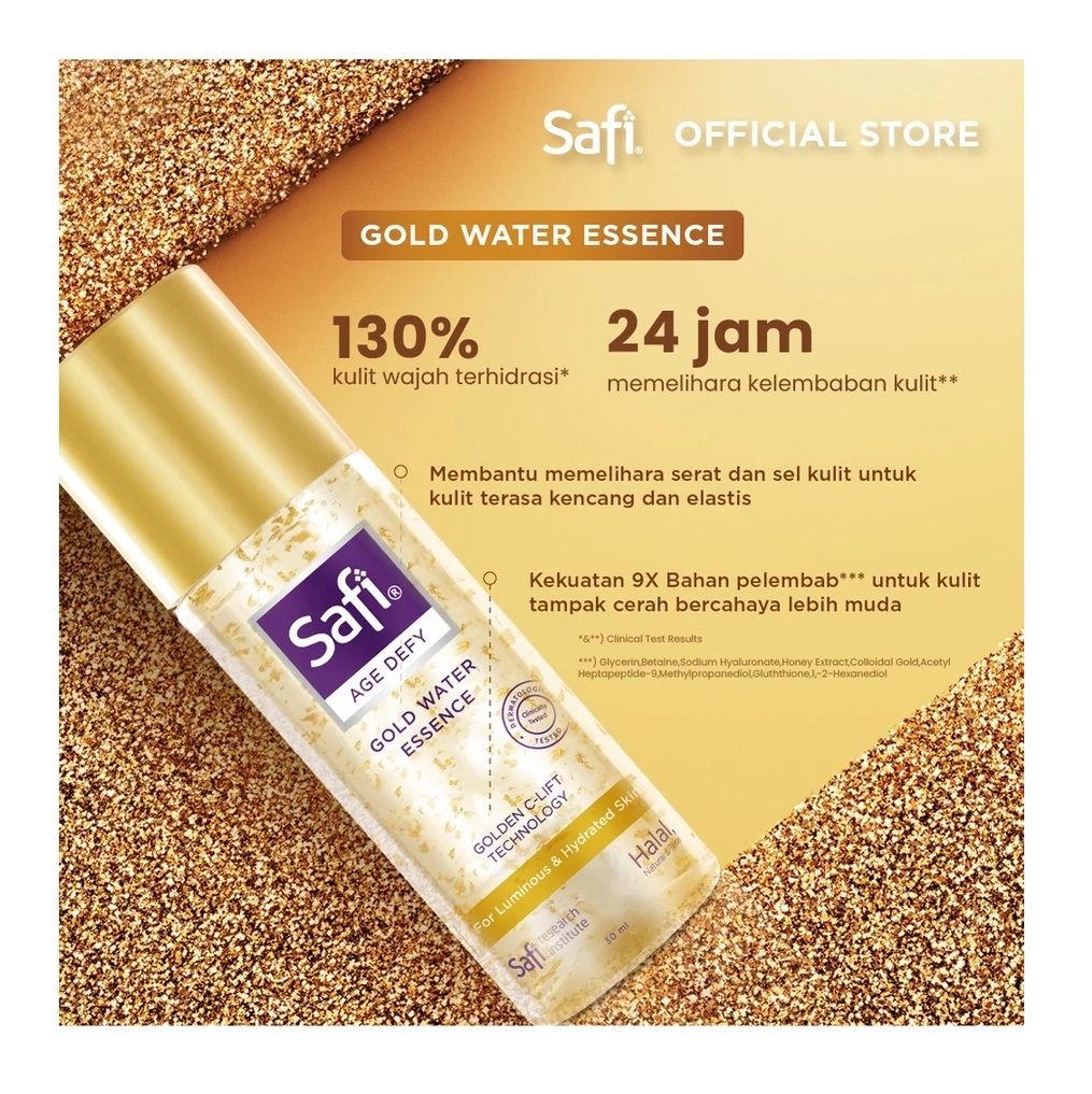 Safi Age Defy Gold Water Essence  4