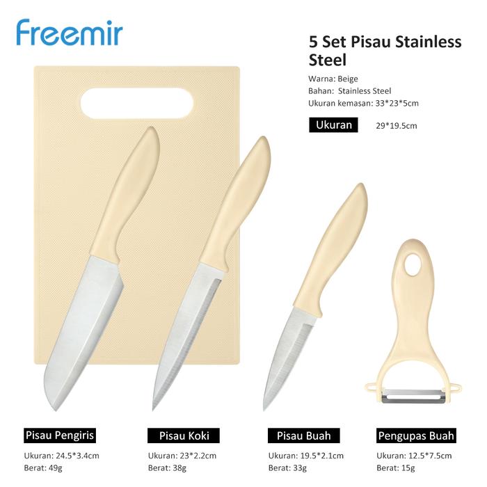 Freemir Set Pisau 5 Pcs 5