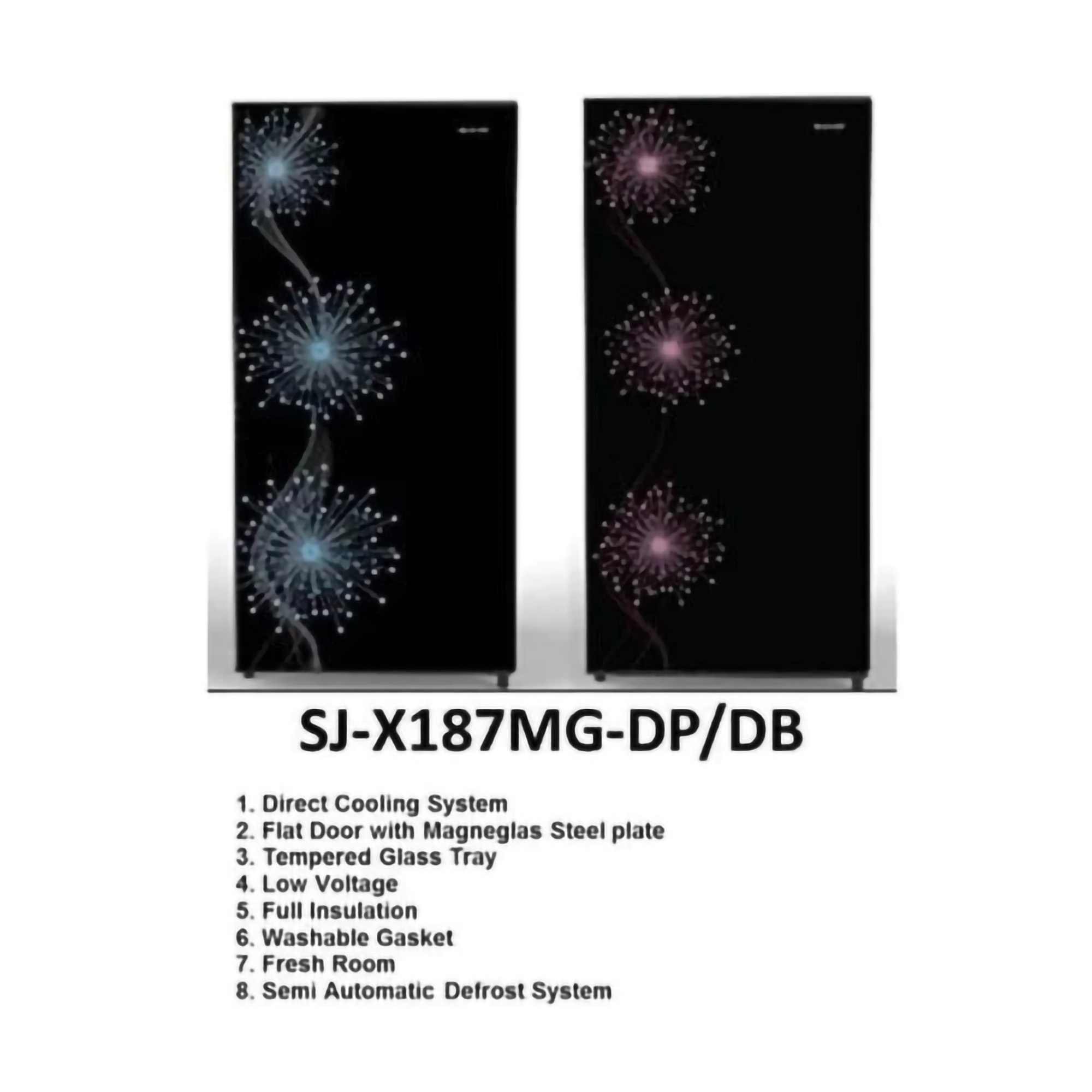 SHARP Electronics Incorporated SHARP Shine Dandelion Series SJ-X187MG-DP/DB