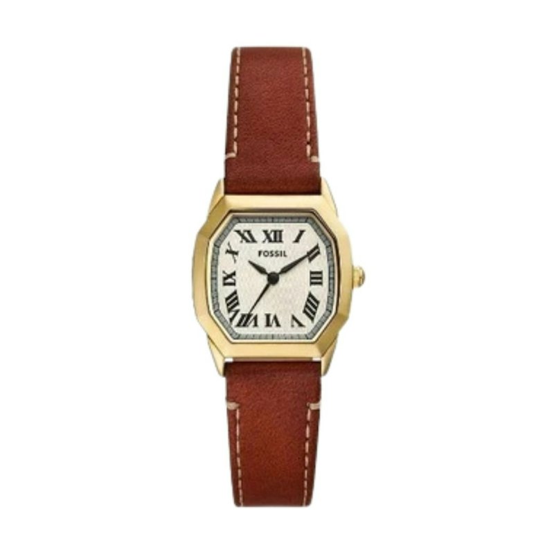 Harlow Three-Hand Medium Brown Leather 1