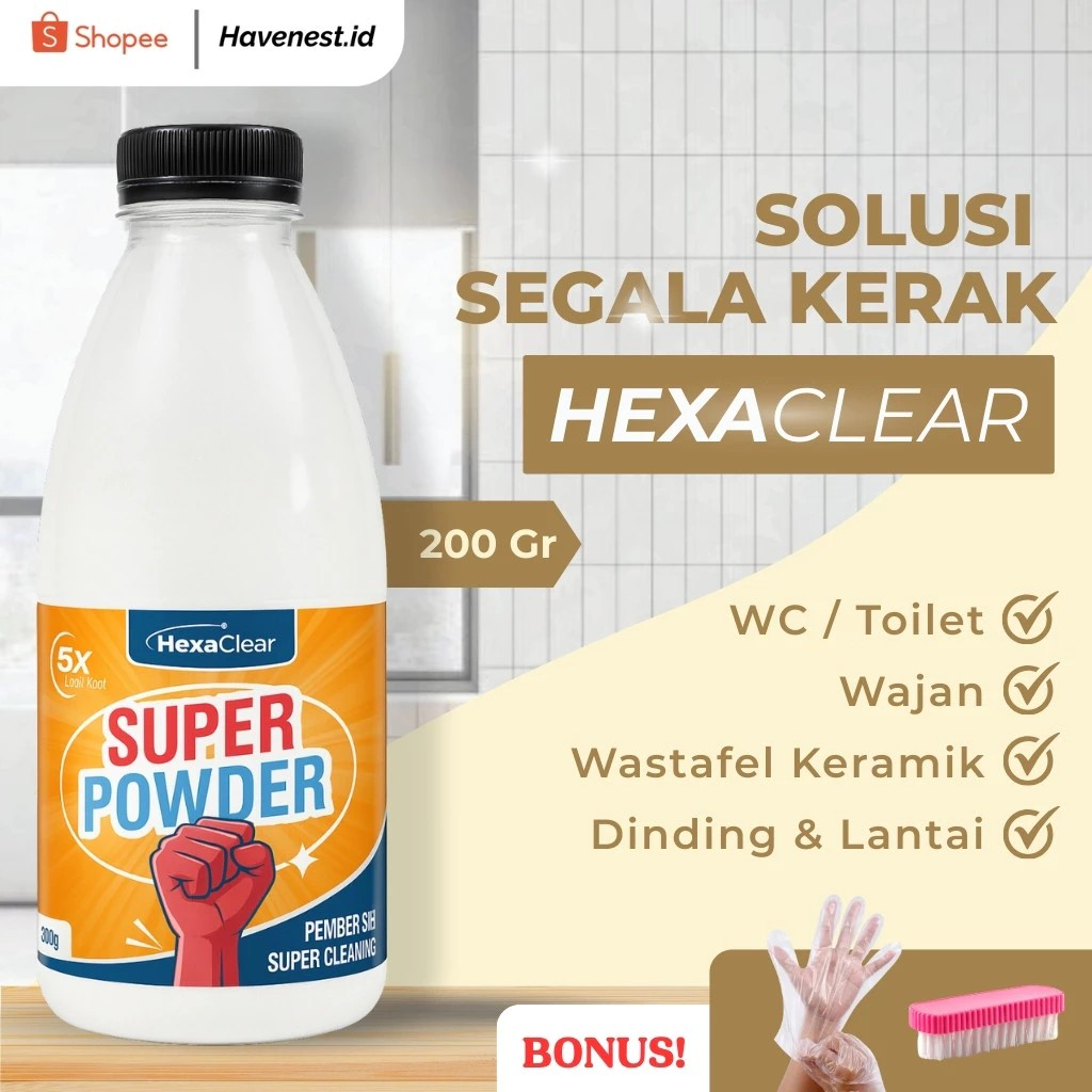 HexaClear Super Powder Pembersih Super Cleaning  2