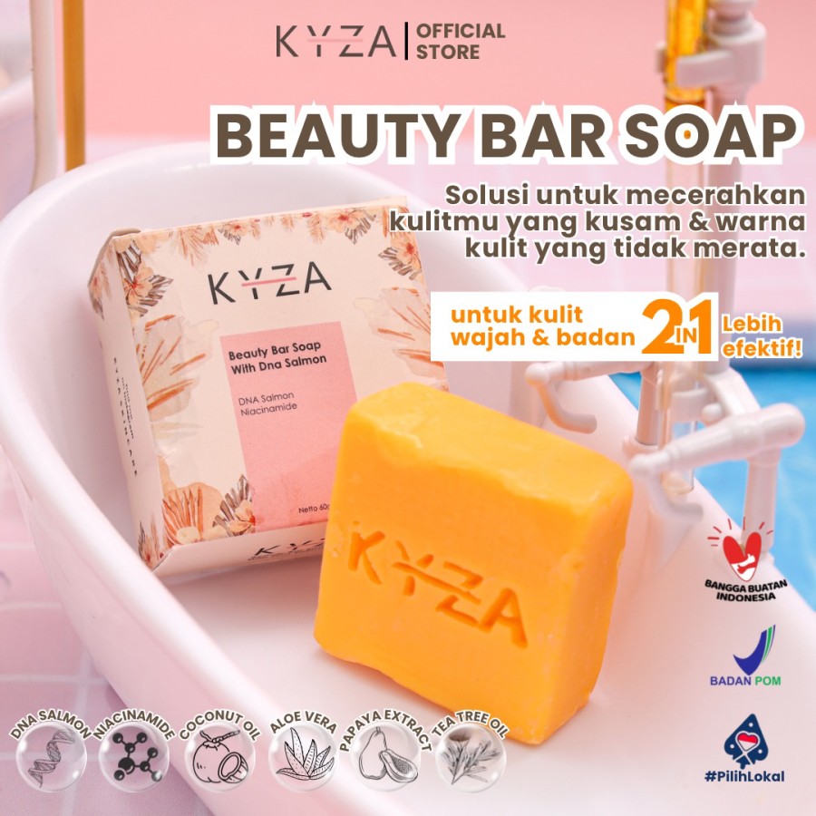 KYZA Beauty Bar Soap DNA Salmon