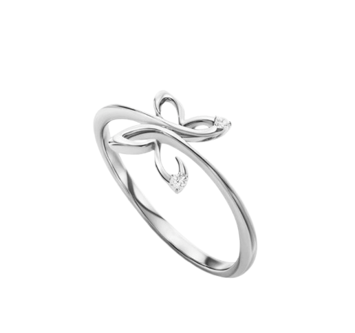 Diamond & Co. Diamond Ladies Ring White Gold ｜ DRF0108