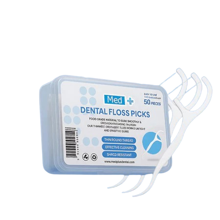 Med+ Dental Floss Picks