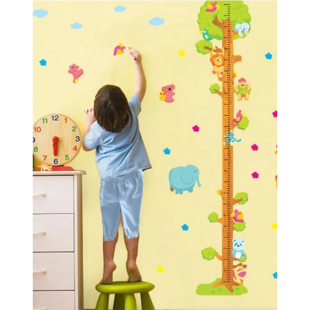  WARS Wallpaper Sticker Dinding Pengukur Tinggi Anak