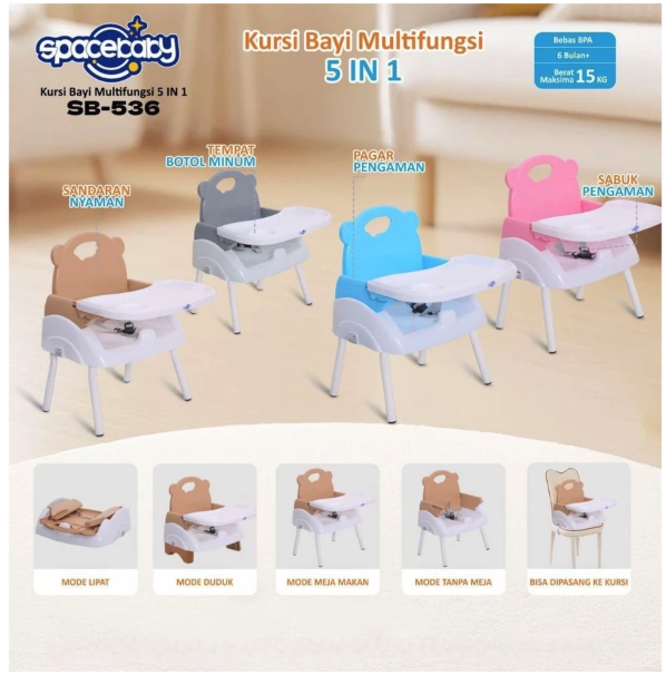 Spacebaby Booster Seat Folding 2