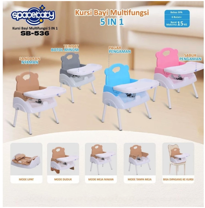 Spacebaby Booster Seat Folding 2