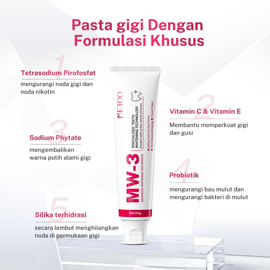 Metoo Beauty METOO MW-3 Advanced Whitening Toothpaste