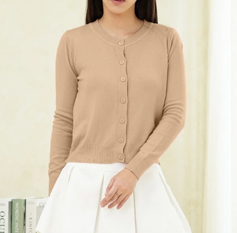 ADA Janet Cardigan Basic Knit Wanita 3