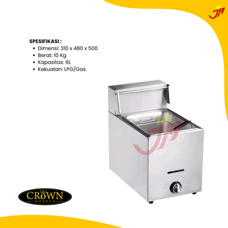 Karya Makmur Mesindo Crown Horeca Gas Deep Fryer  SC-71