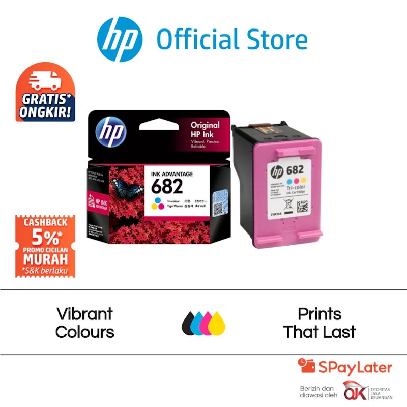 682 Tri-color Original Ink 5