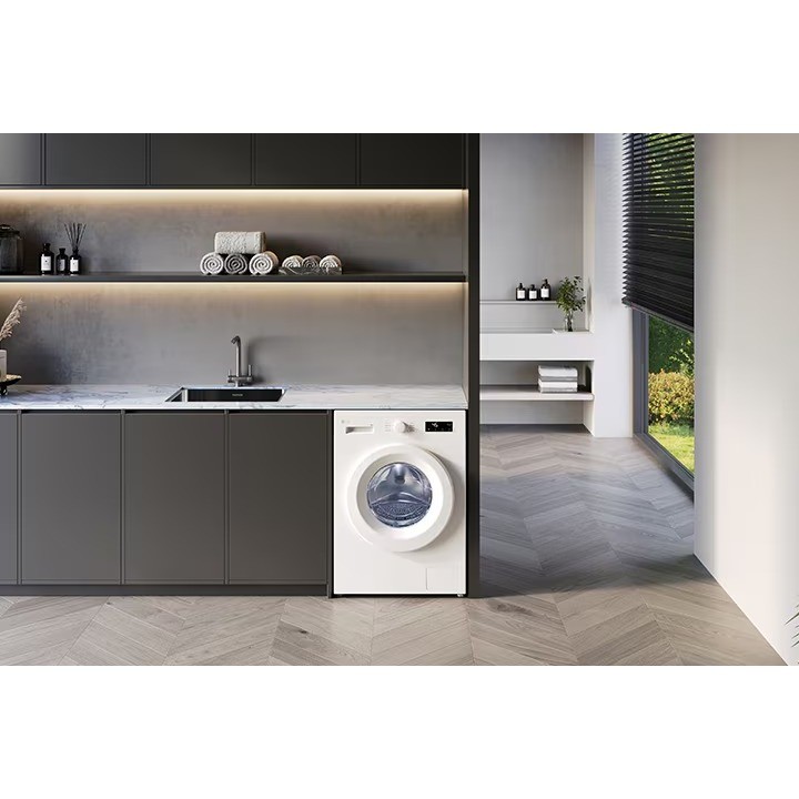 LG 8kg Front Loading Mesin Cuci Inverter Direct Drive Motor FB1208S6W