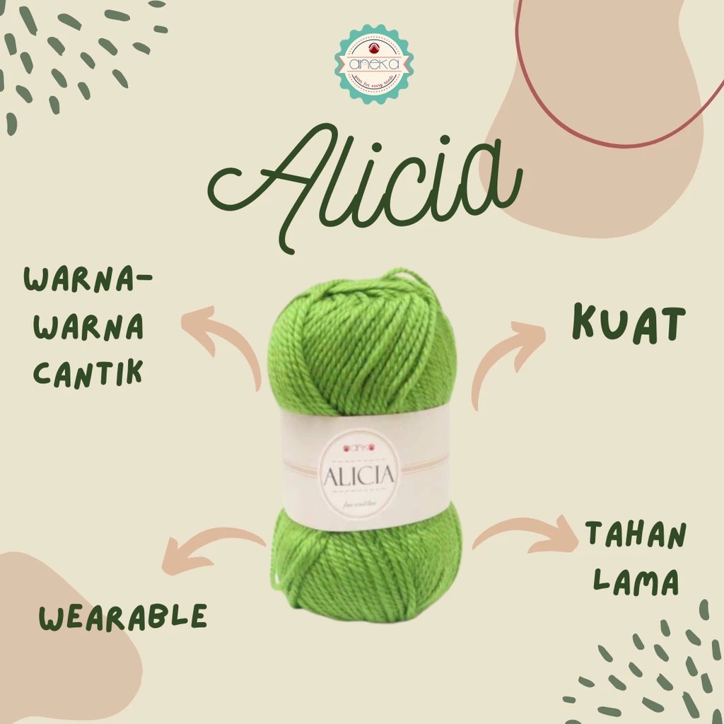 Alicia Benang Rajut Wool 