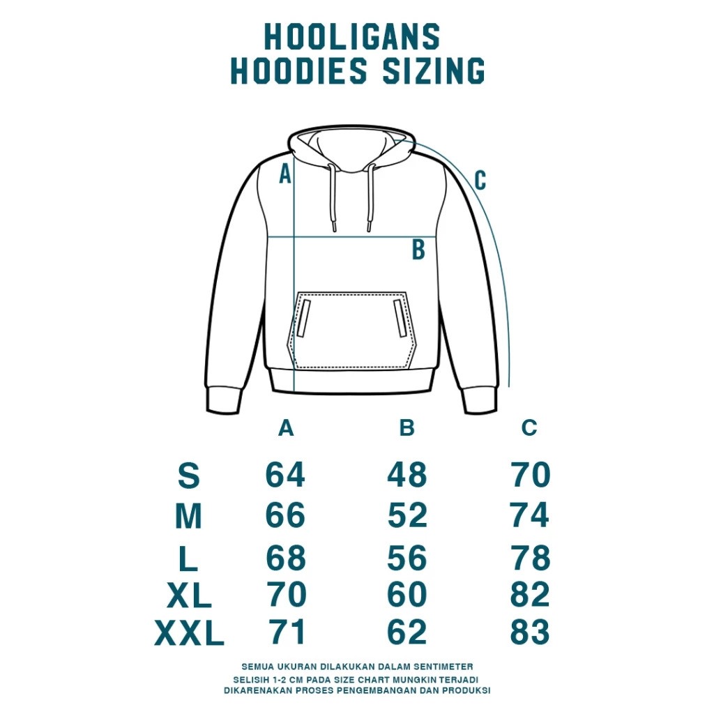 Hooligans Indonesia HOOLIGANS Hoodie Bold Speziale Beige
