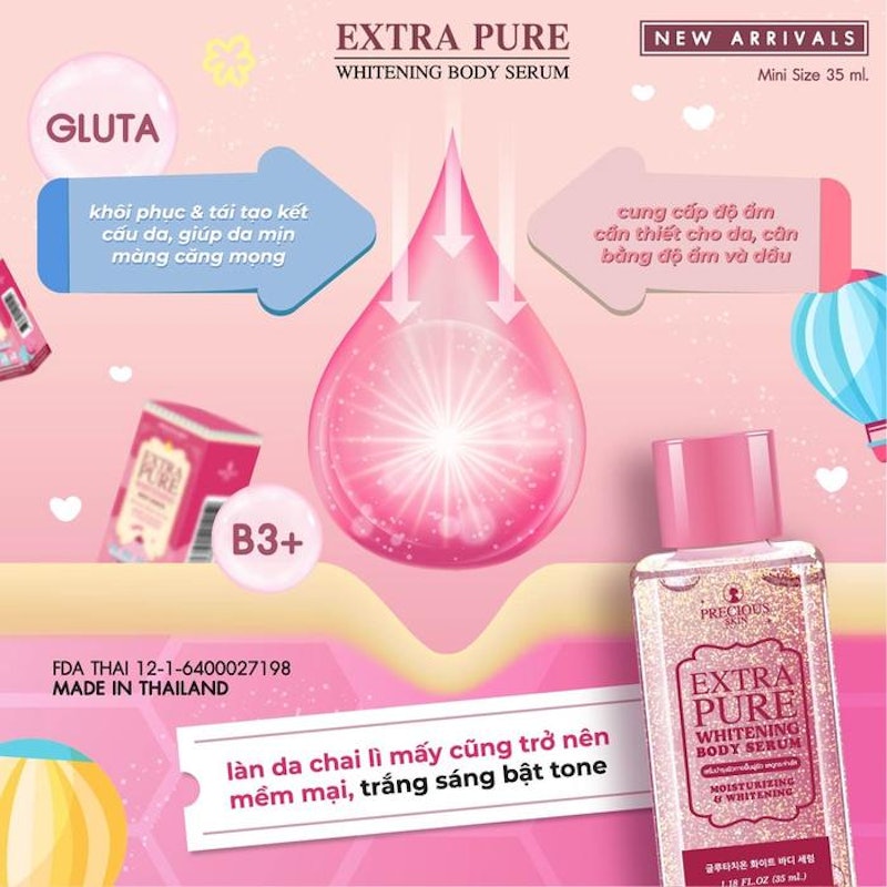 Precious Skin Extra Pure Whitening Body Serum 2