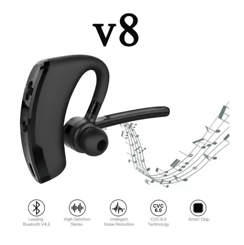 V8 Wireless Earphone Business Handsfree 3