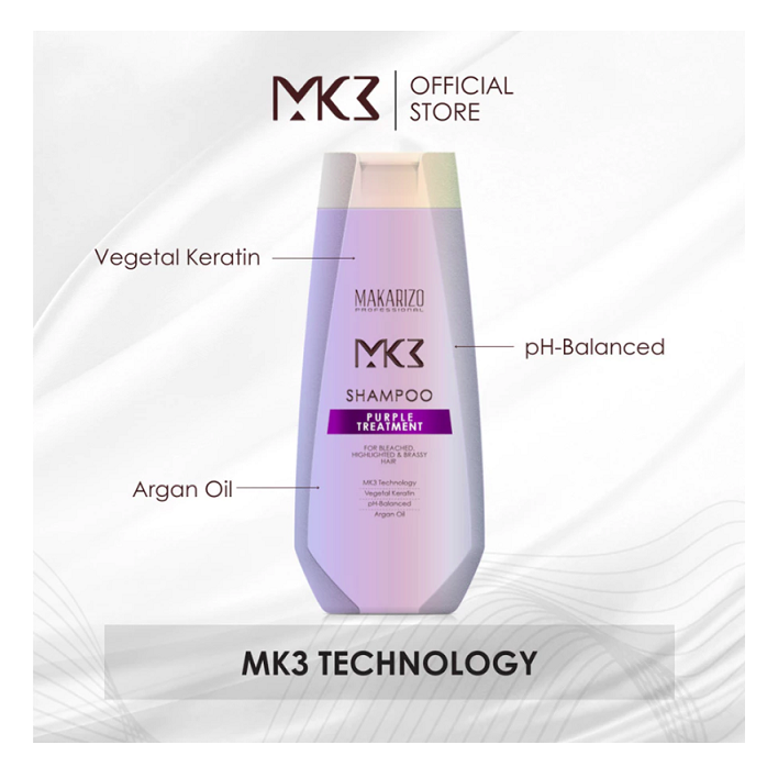 Akasha Wira International Makarizo Professional MK3 Shampoo Purple Treatment