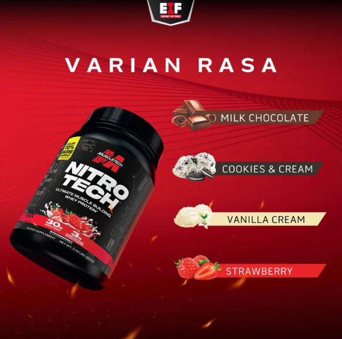 MuscleTech Nitrotech Whey Protein Cookies & Cream 4