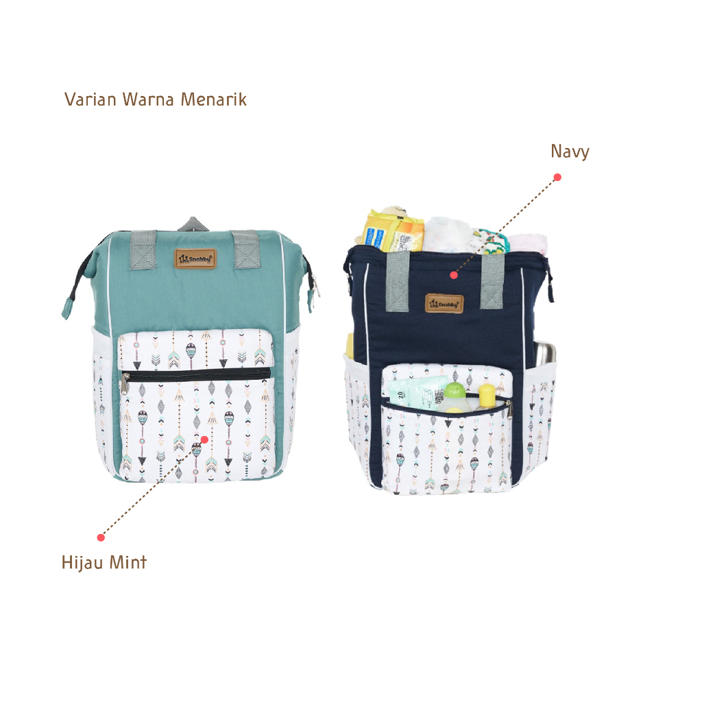Tegar Primanusantara Snobby Flechi Diaper Bag Saku Print