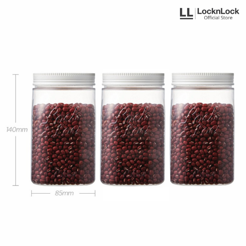 Lock & Lock LocknLock Toples Penyimpan Makanan (Dry Food Canister) Set 3PCS