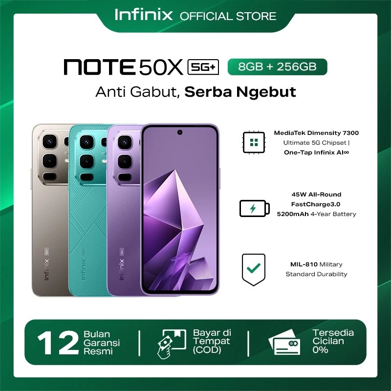 Tecno Telecom Infinix Note 50X 5G+