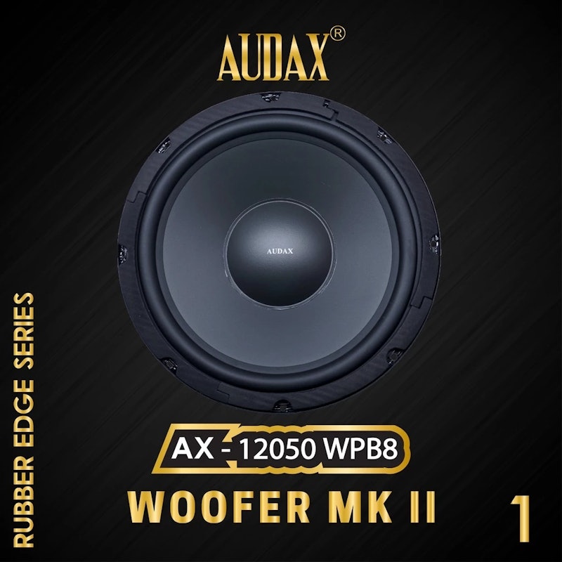 Audax Speaker Pasif 12" Rubber Edge Series Woofer MK II 2