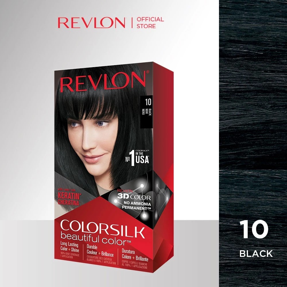 Eres Revco Revlon ColorSilk Beautiful Color Hair Color  Black (10)