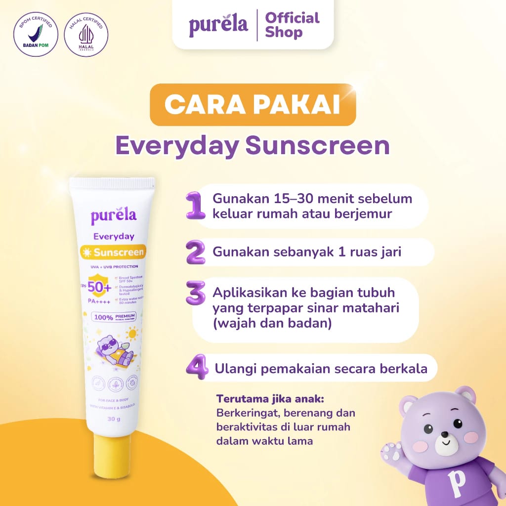  Purela Everyday Sunscreen