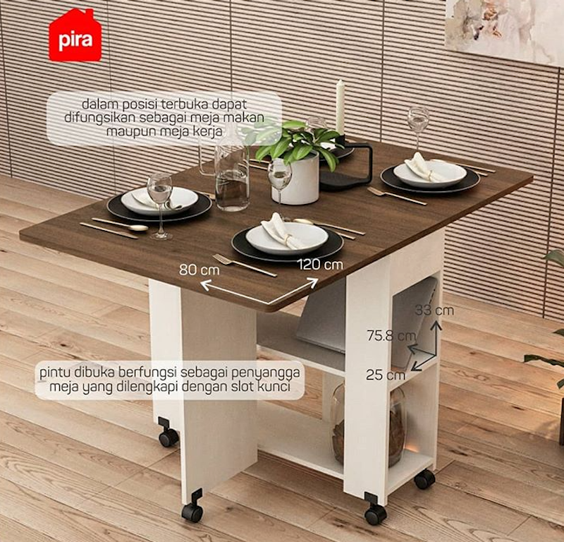 Meja Makan Allison DT120 4