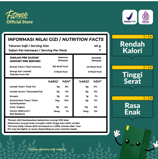 FIT Indonesia Tama Fitmee Beras Porang