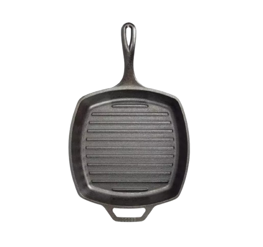 Lodge Cast Iron 10.5 Inch Square Grill Pan ｜ L8SGP3