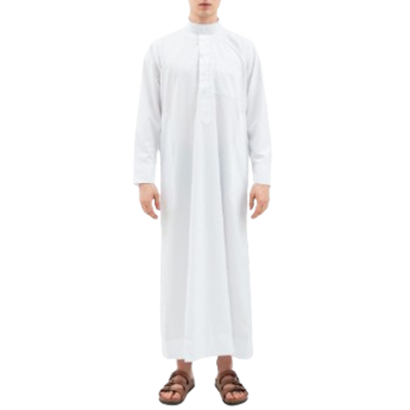 Al Haramain Alrawda Gamis Pria Dewasa Slim Fit Premium Series Putih 1