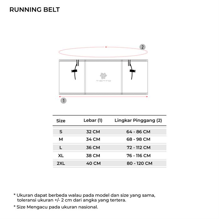 Tiento Indonesia Juara Tiento Running Belt