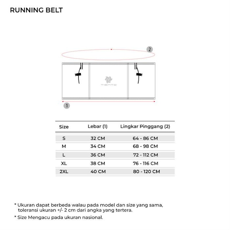 Tiento Running Belt 5