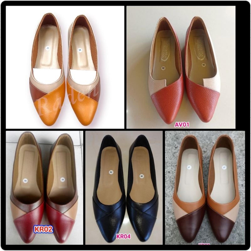 Magetan Sepatu Flat Kulit Wanita 5