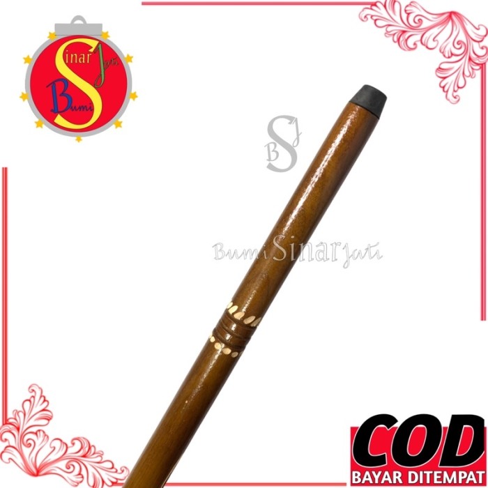  Tongkat Jalan Kayu Jati Asli
