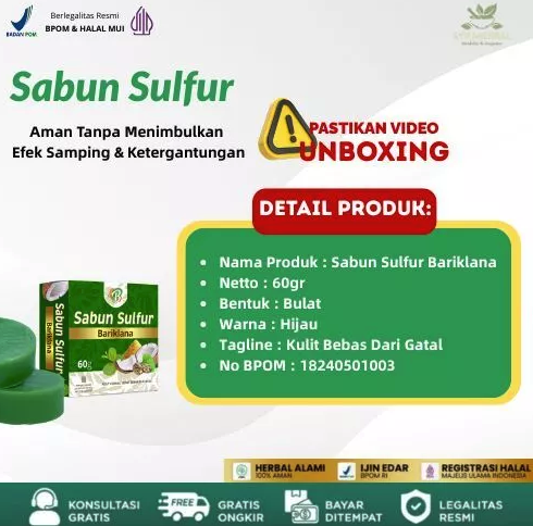 Bariklana  Bariklana Sabun Sulfur 